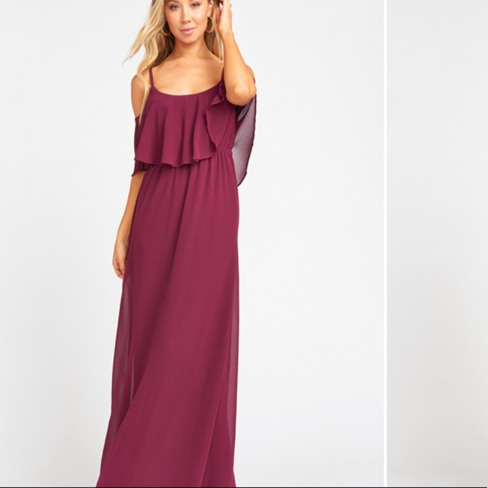 Show Me Your Mumu Ruffle Maxi Dress